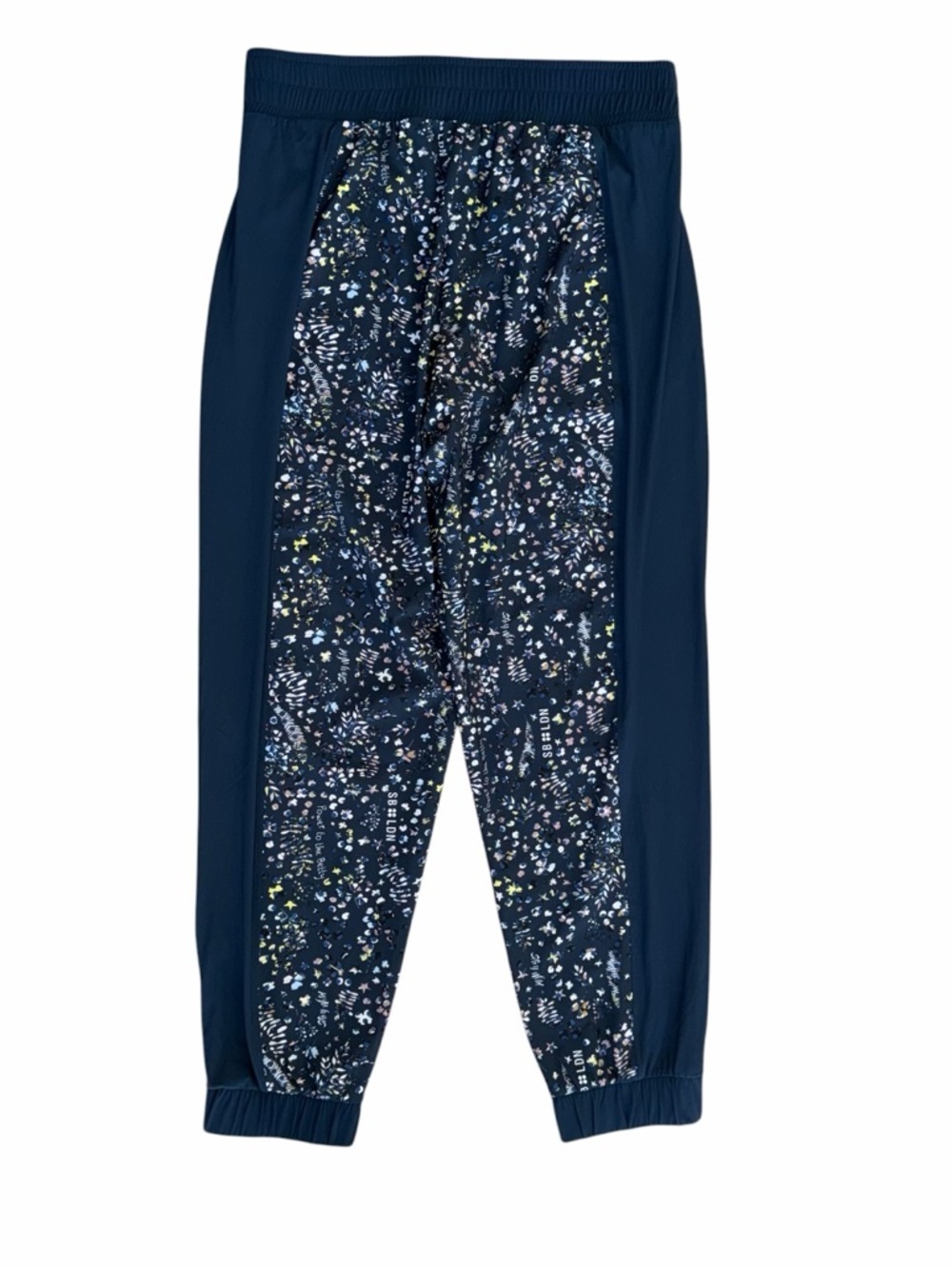 Sweaty Betty Stay Wild Print 7/8 Joggers Blue Floral Athleisure Pants Small - Picture 6 of 10